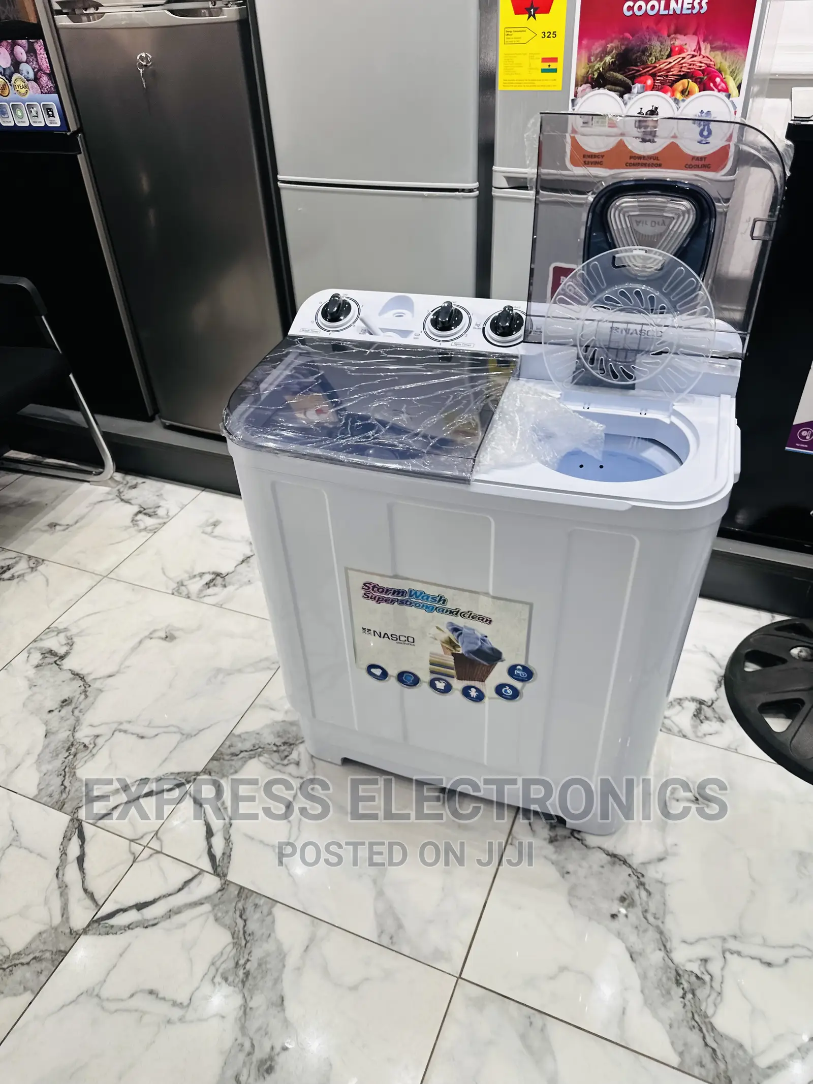 Authentic Sleek Design Topload Washing Machine Nasco 7kg