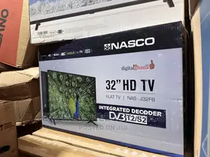 Experience Good Clear Display FHD Satellite Nasco 32” Tv