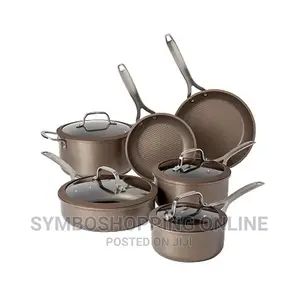Food Network 10-Pc. Textured Titanium Nonstick Cookware Set