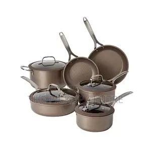 Food Network 10-Pc. Textured Titanium Nonstick Cookware Set