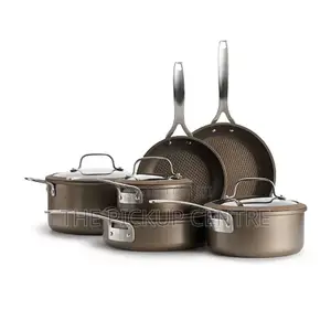 Food Network 10-Pc. Textured Titanium Nonstick Cookware Set