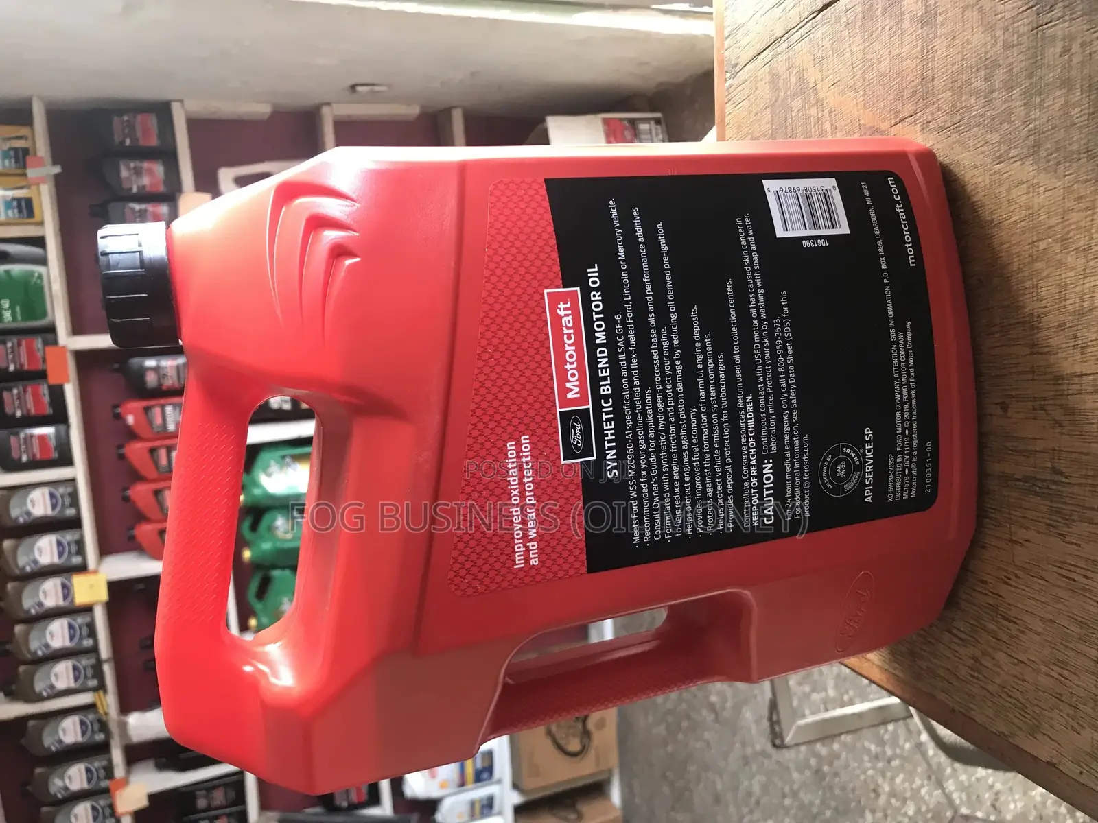 Ford Motorcraft Synthetic Oil