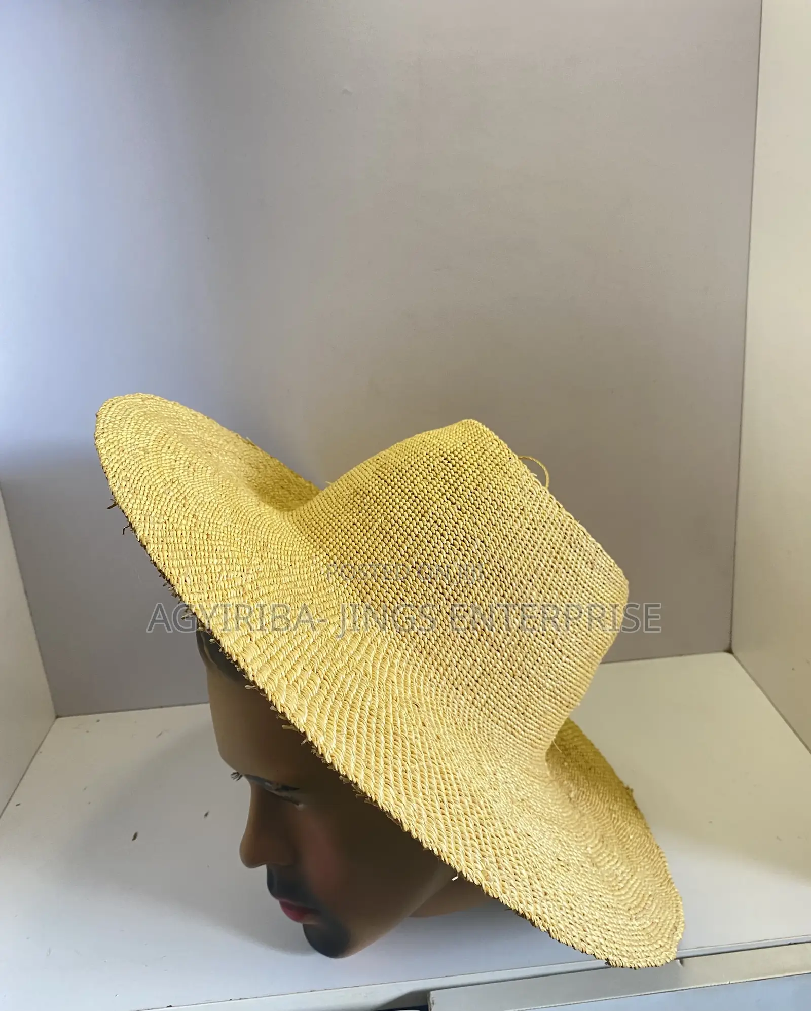 Bolga Handwoven Fan