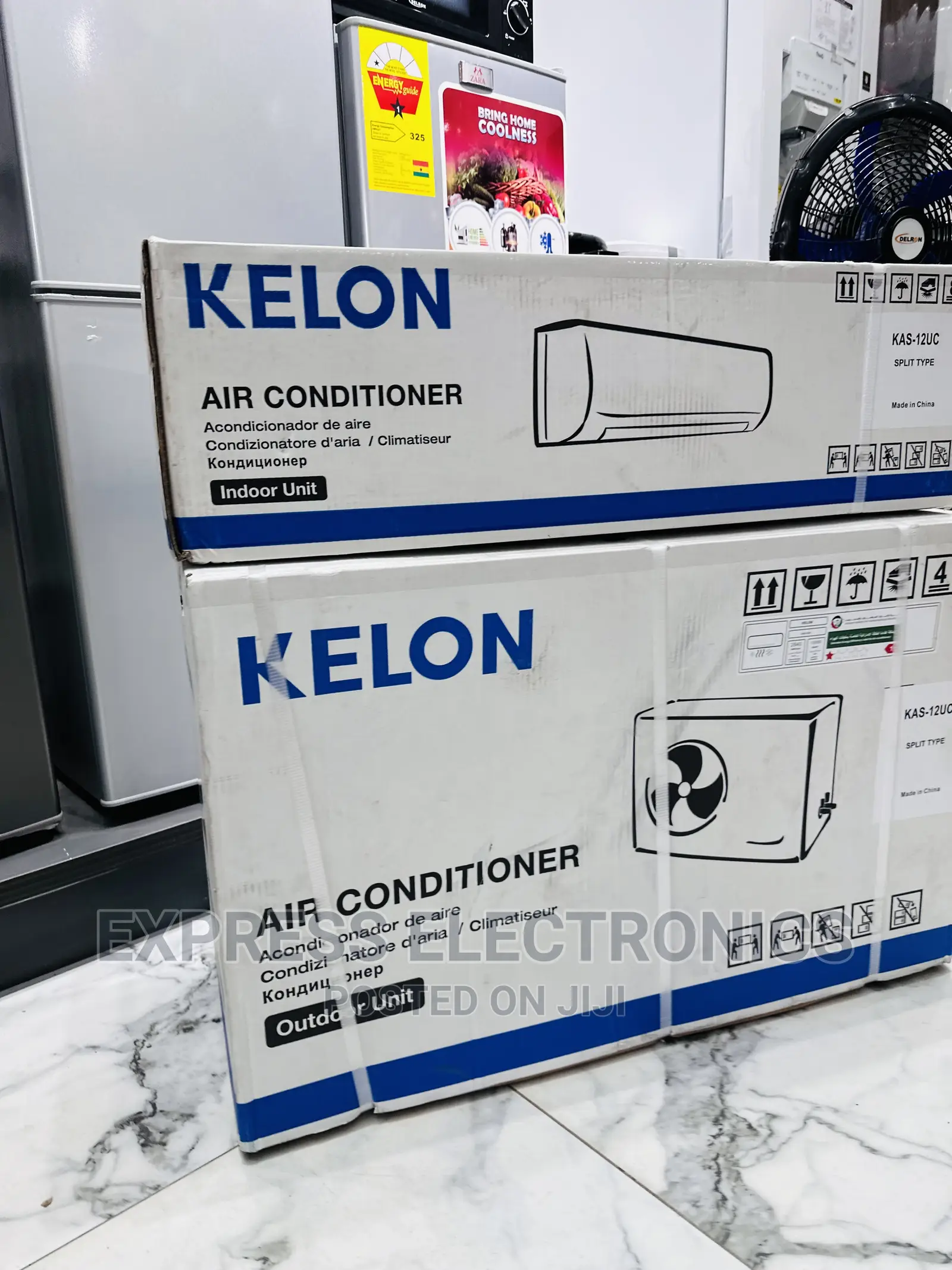Neatly Sealed in Box Kelon Split R410 Gas 1.5hp