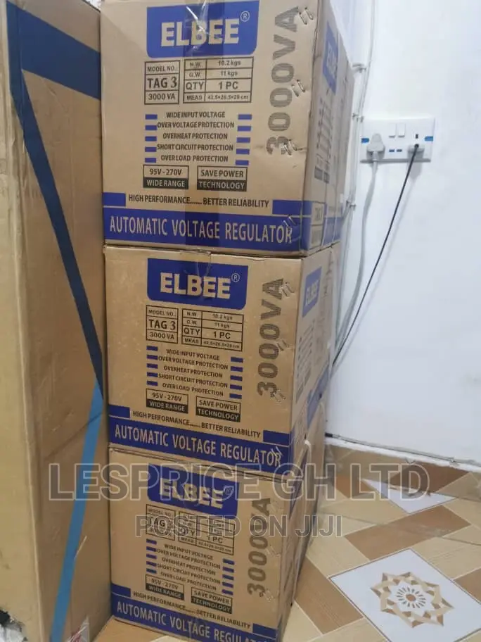 Top Quality//Elbee 3000w Auto Stabilizer