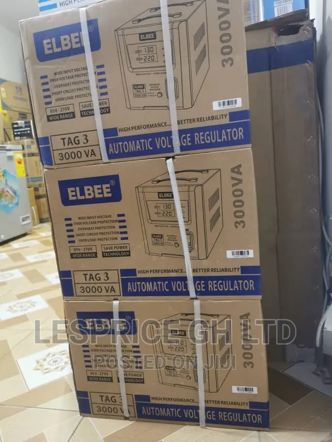 Extremely Good-Elbee 3000w Digital Stabilizer