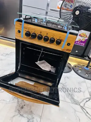 Adjustable Flame  Light Wooden Gas Cooker 4burner 50/50