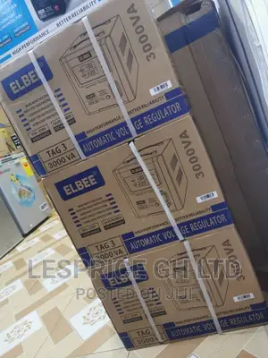 Overheat Protection Elbee 3000w Digital Stabilizer