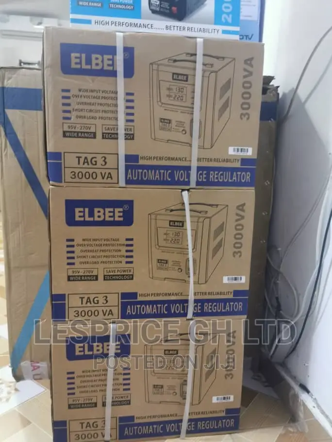 Active!! Elbee 3000w Digital Stabilizer