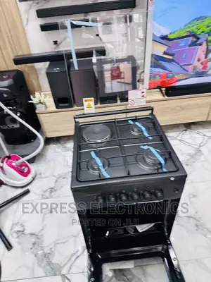 100% Best Quality 3-1 Black Gas and Electric Cooker Oven