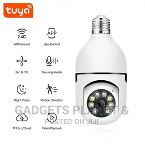 Wi-fi Panoramic CCTV Camera - Bulb Design