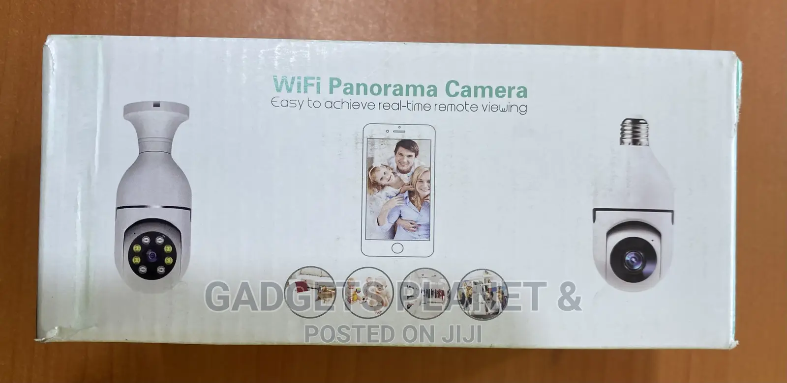 Wi-fi Panoramic CCTV Camera - Bulb Design