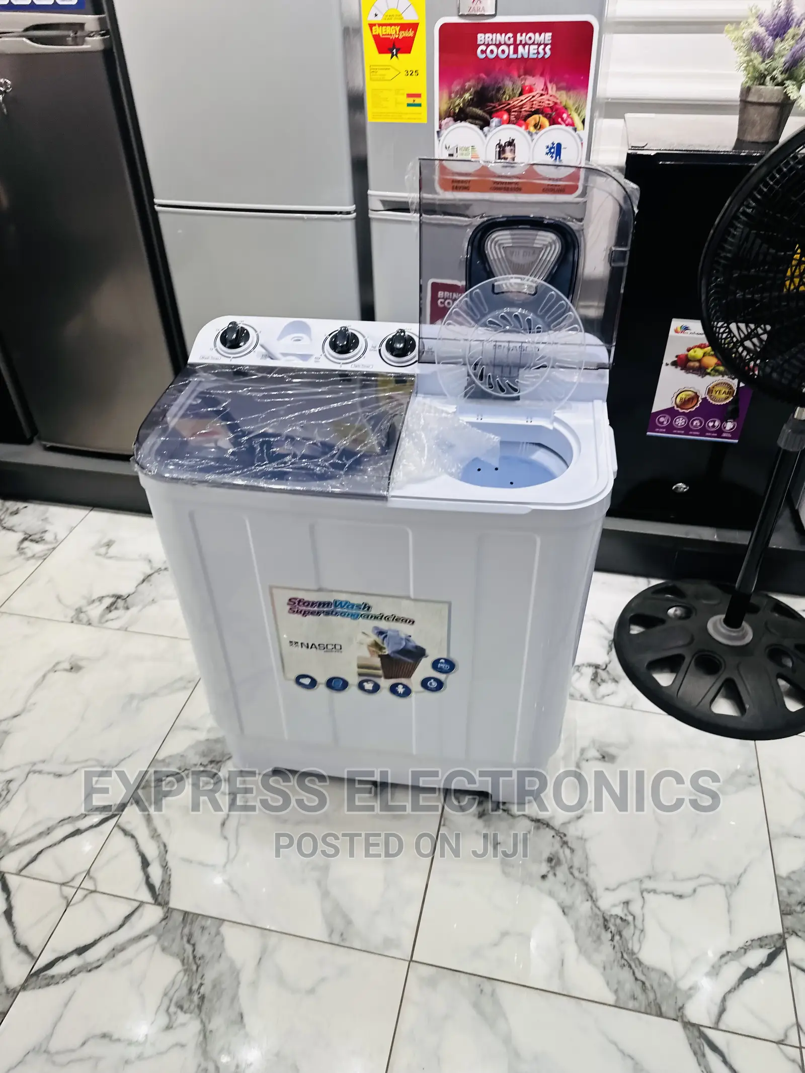 Easy to Operate Nasco White 7kg Topload Washing Machine