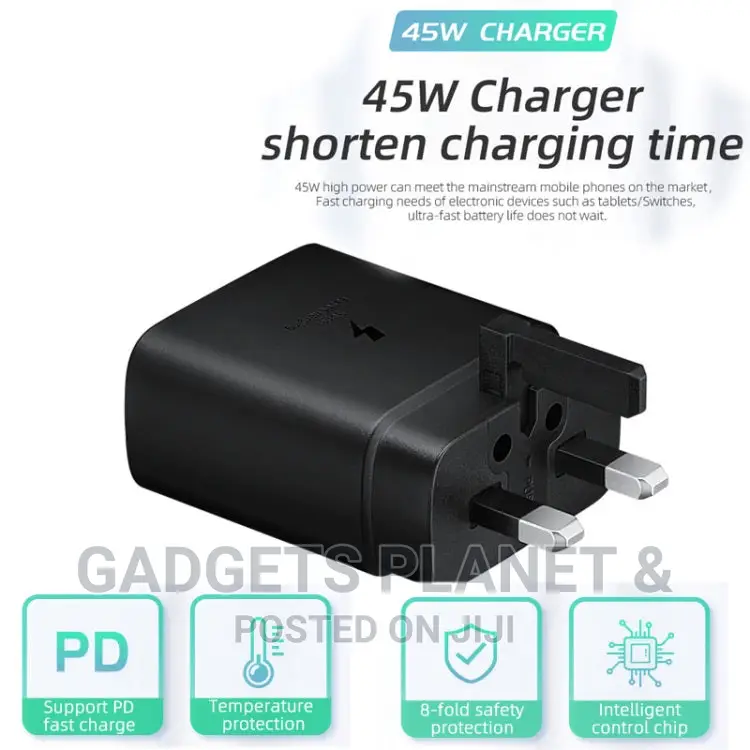 Samsung USB-C / Type-C Complete Fast Charger - 45W Black