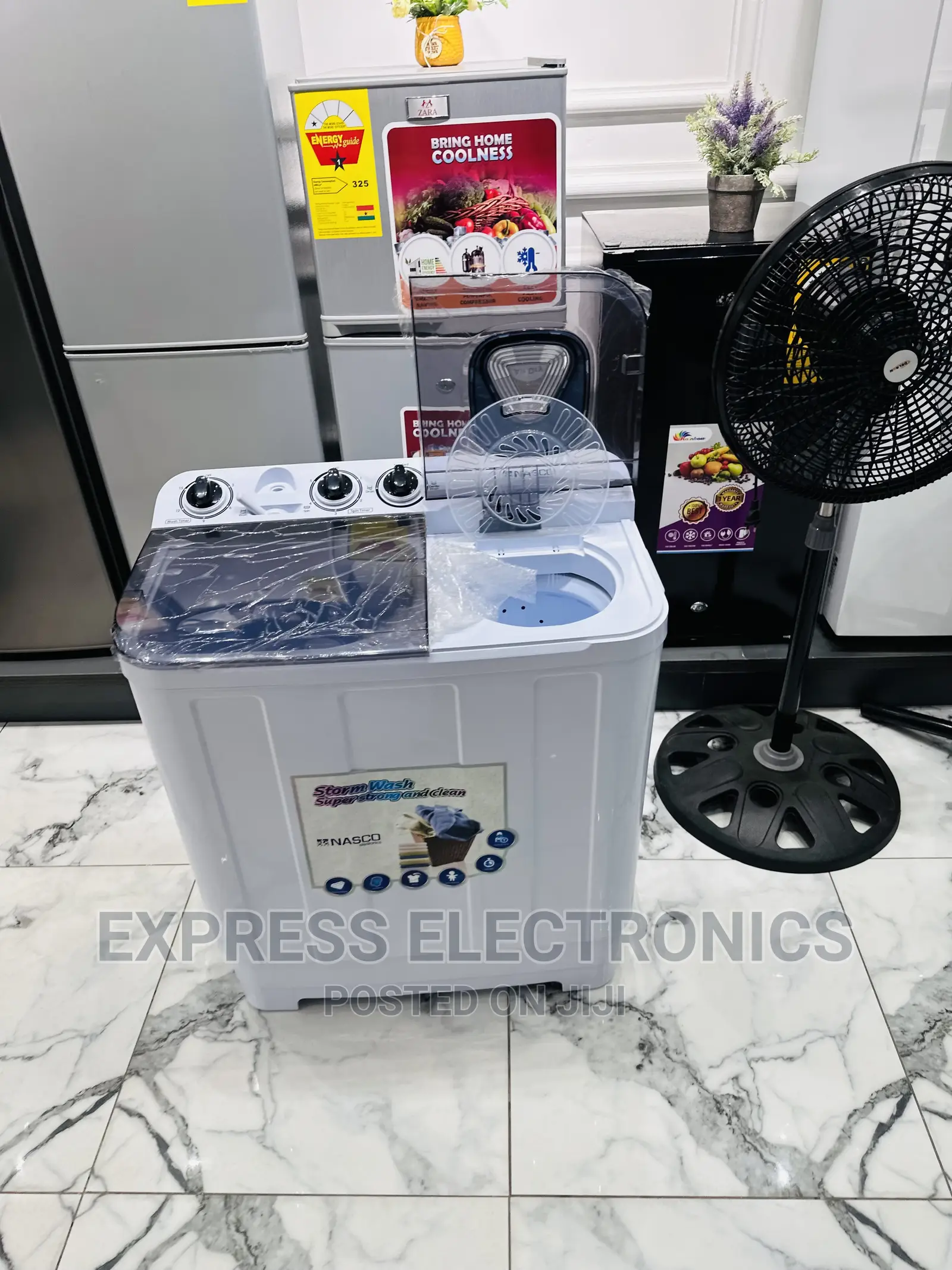 Free Standing Washing Machine Nasco 7kg Topload Twintub