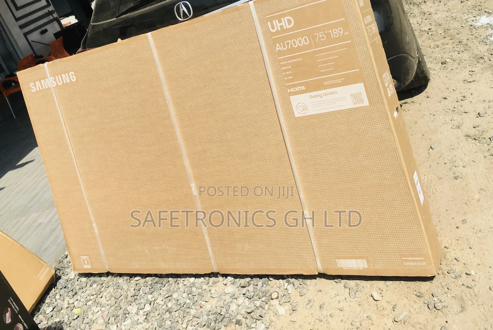 AU70 Samsung LED Glossy UHD Crystal 75 Inches Smart Tv