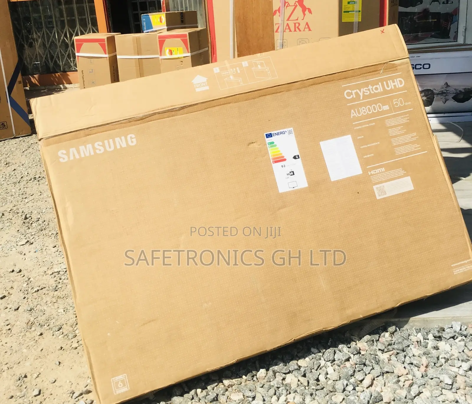 LED Smart Ultra Samsung AU80 50 Inches Crystal UHD Tv