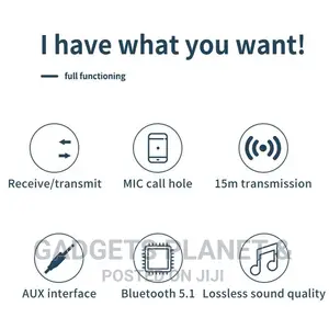 Rechargeable Bluetooth Audio Receiver Transmitter Adapter