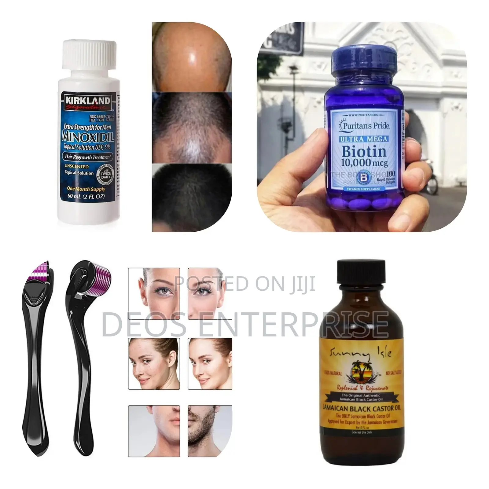 Super Combo for Growing Beard,Hairline and Baldness