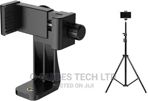 360° Mobile Phone Holder for Tripod Stand