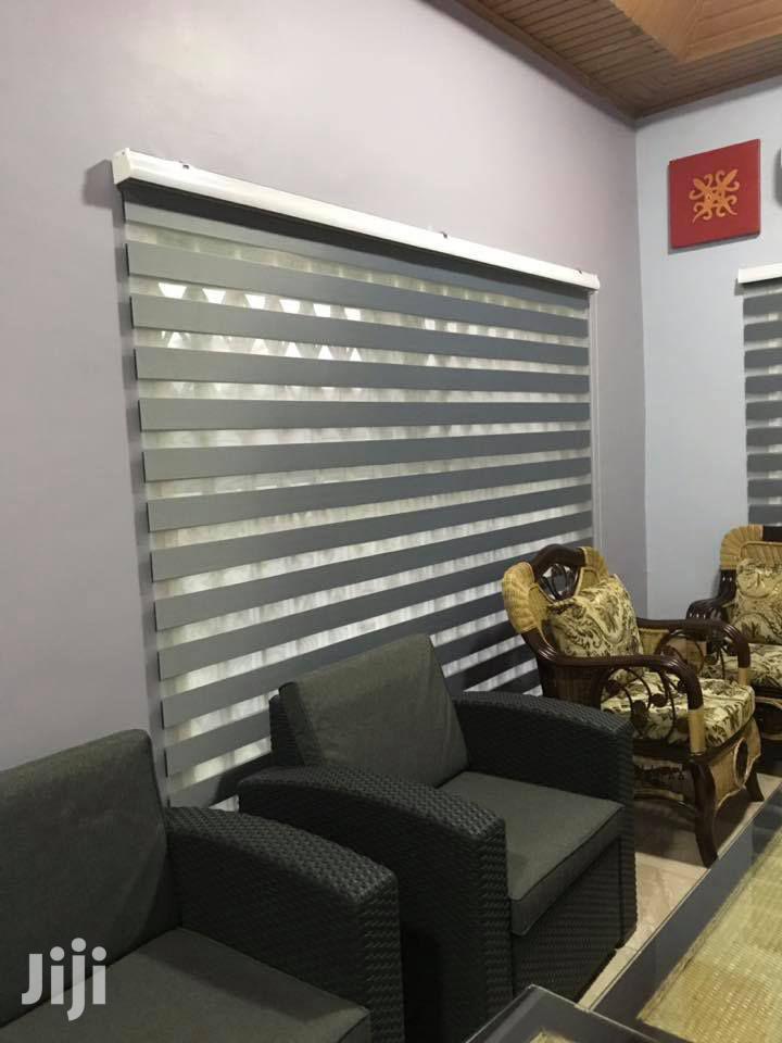 Ash Zebra Blinds for Home With Free Installation
