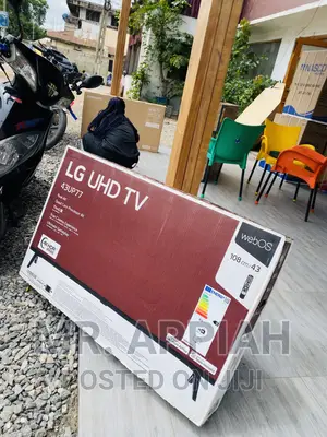Authentic  LG 43 Inch Uhd Smart(43UP7700)Black