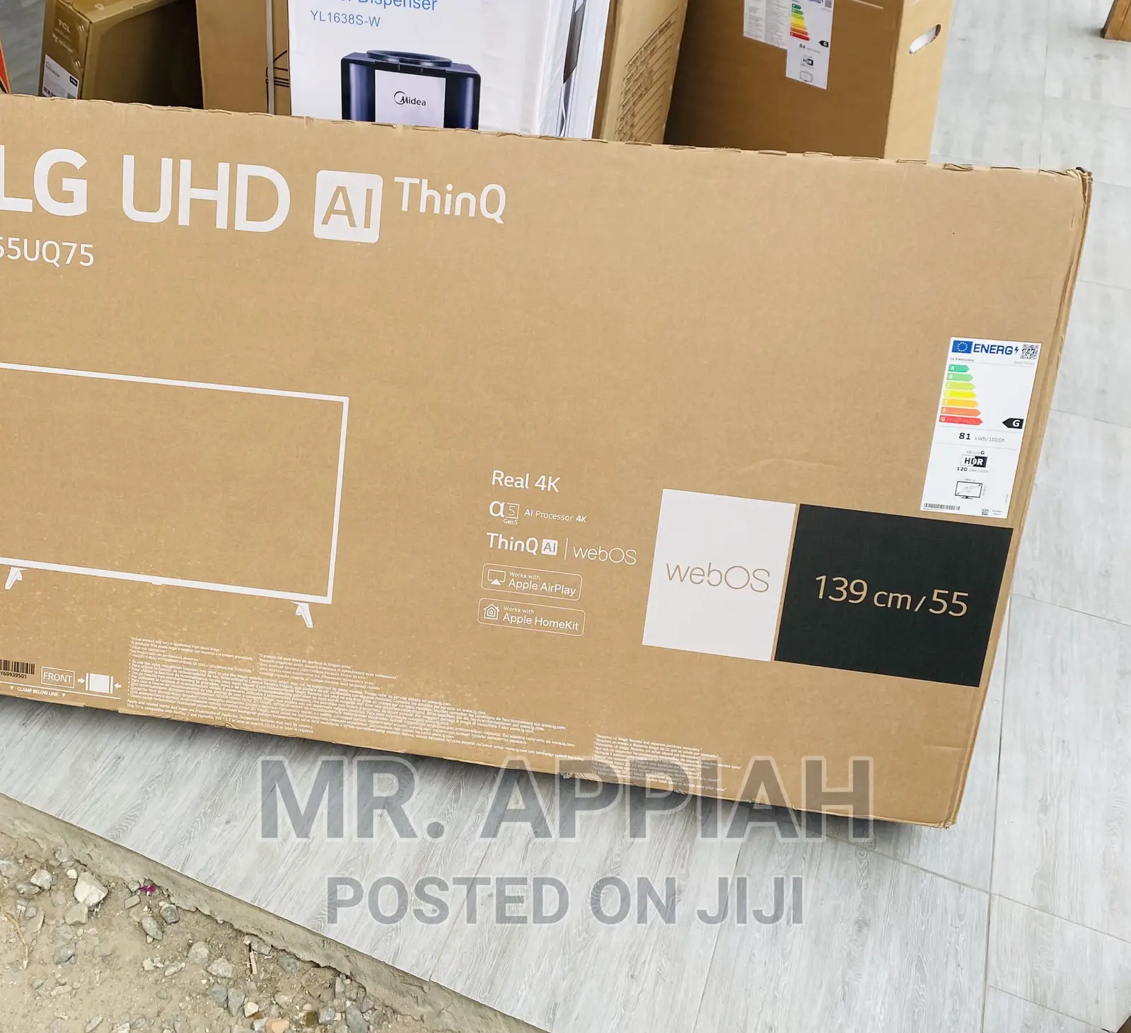 Energy and Cost Saving Lg 55 Inch Uhd Smart Tv 55uq80003.
