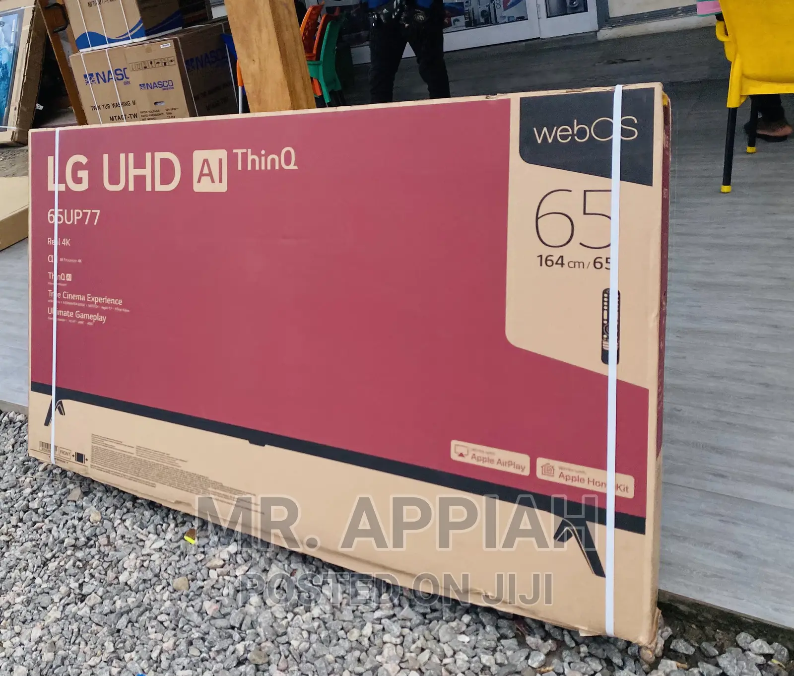 Authentic LG 65UQ70006 65” Uhd Smart Tv(Black) 