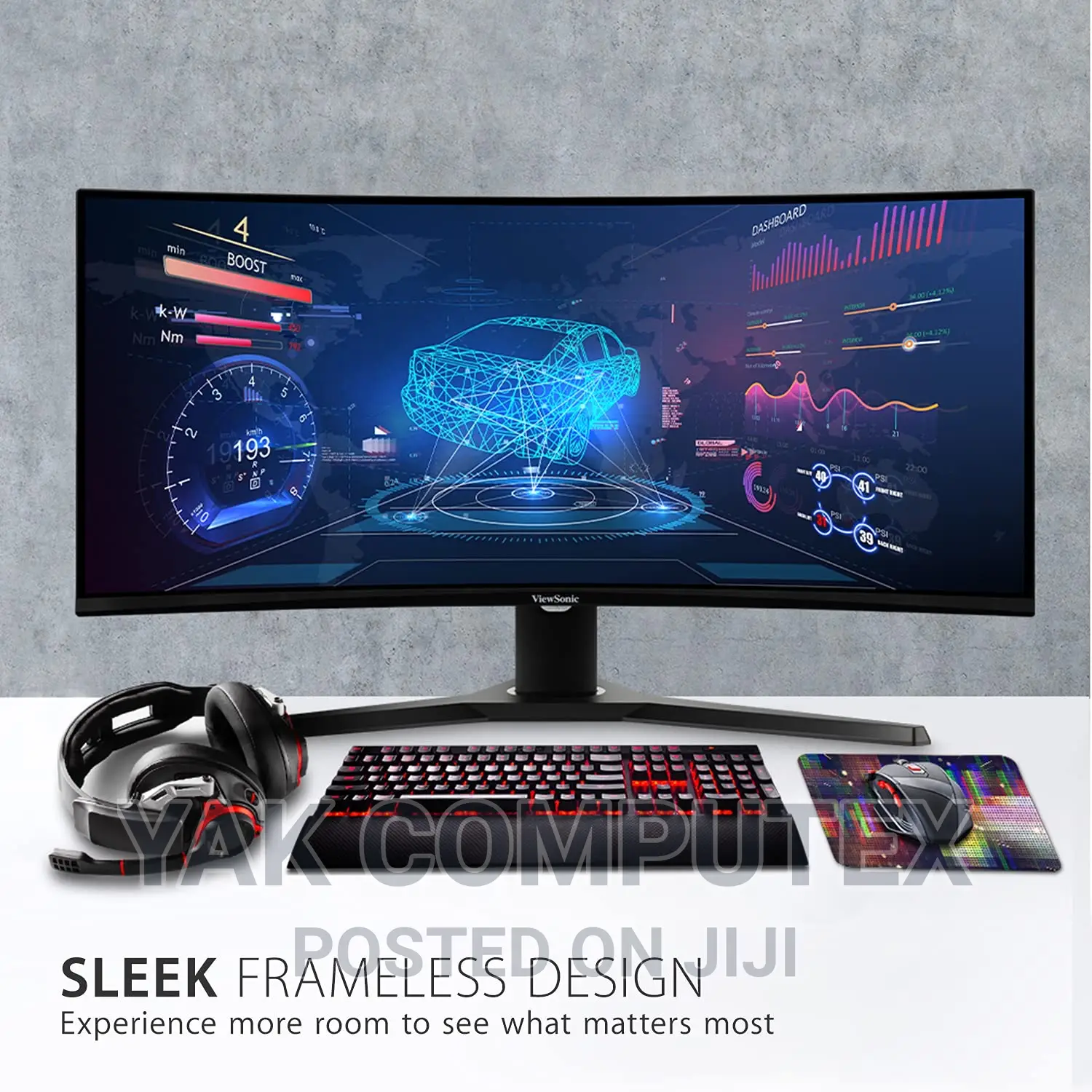 Viewsonic Omni Vx3418-2kpc 34 Inch Ultrawide Curved 1440p