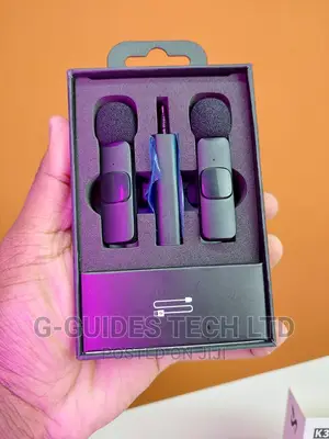 K35 Dual Wireless Microphone For 3.5mm Aux Supported Devices