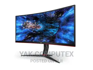 Aoc Cu34g2x 34" Curved Frameless Immersive Gaming Monitor,