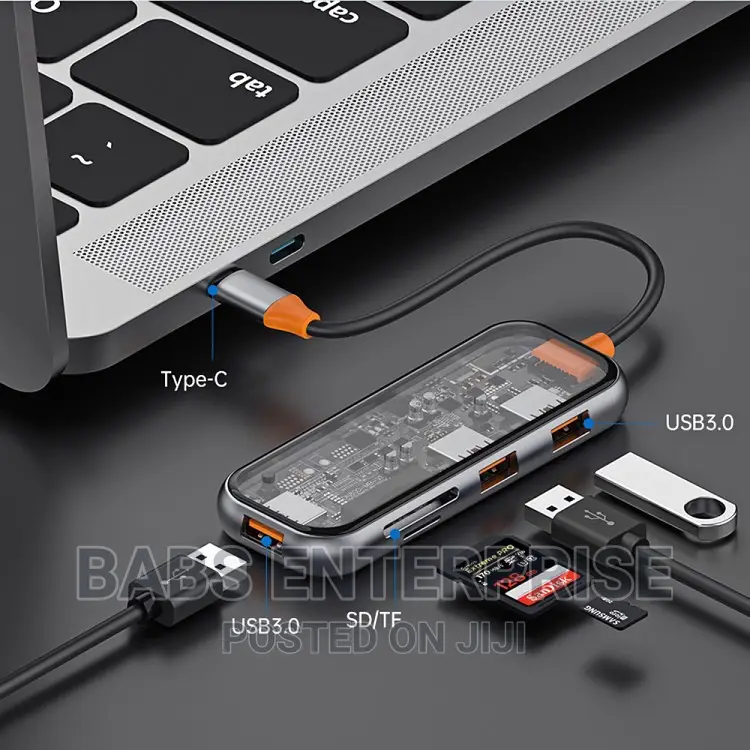 WIWU Cyber Series Multifunctional 5-in-1 USB-C Hub