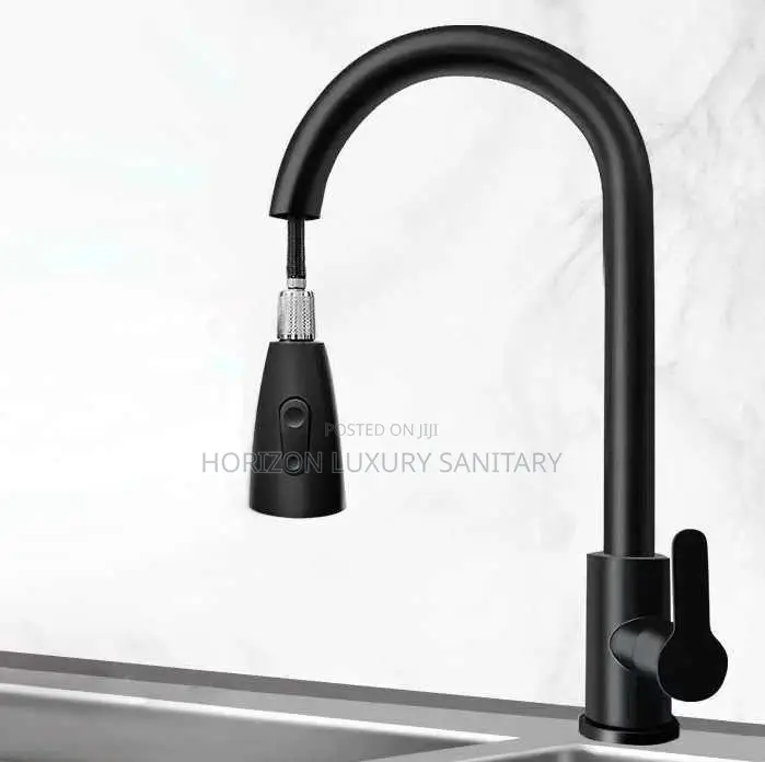 Luxury 360° Rotation Pullout Hot and Cold Kitchen Faucet