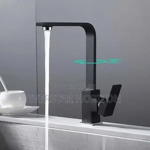 Photo - Kitchen Mixer- Black Sink Tap- Kitchen Faucet