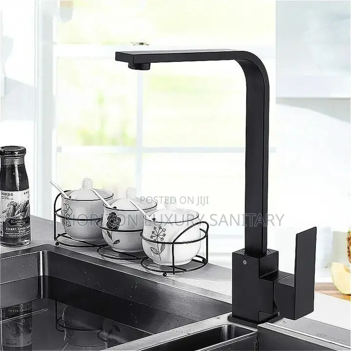 Kitchen Mixer- Black Sink Tap- Kitchen Faucet