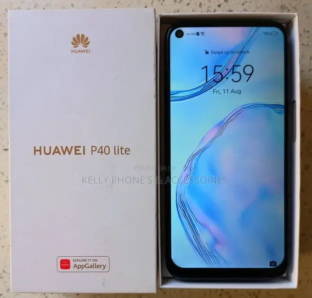 New Huawei P40 lite 5G 128 GB Black