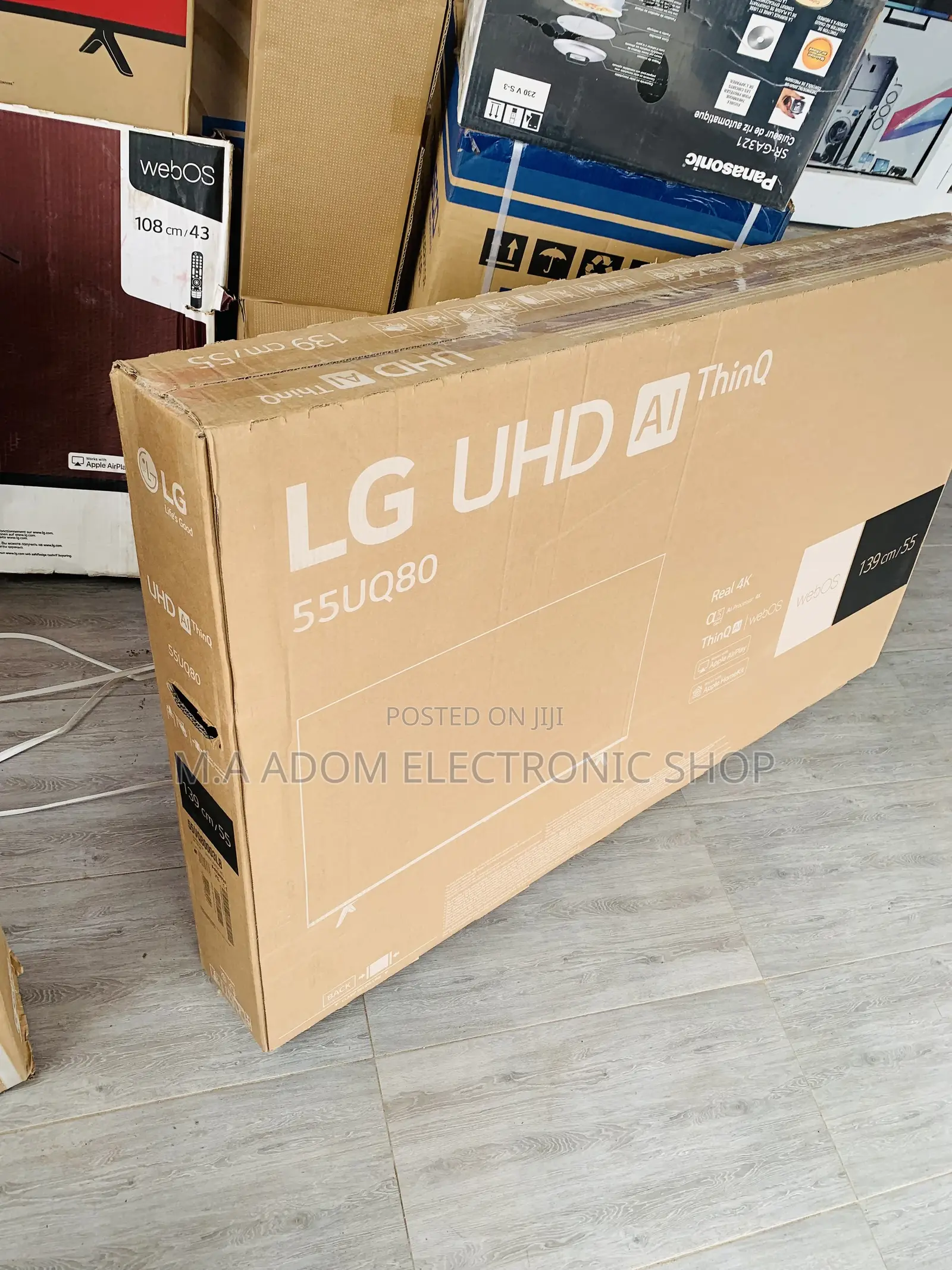 Snip New LG Uhd TV Uq80 55 (139cm) Smart TV