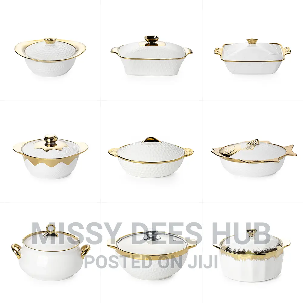 3pcs Ceramic Soup Pot