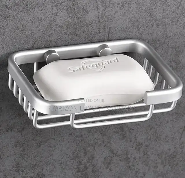 Aluminium Wall Mounted Kitchen Bathroom Soap Dish(Rack)