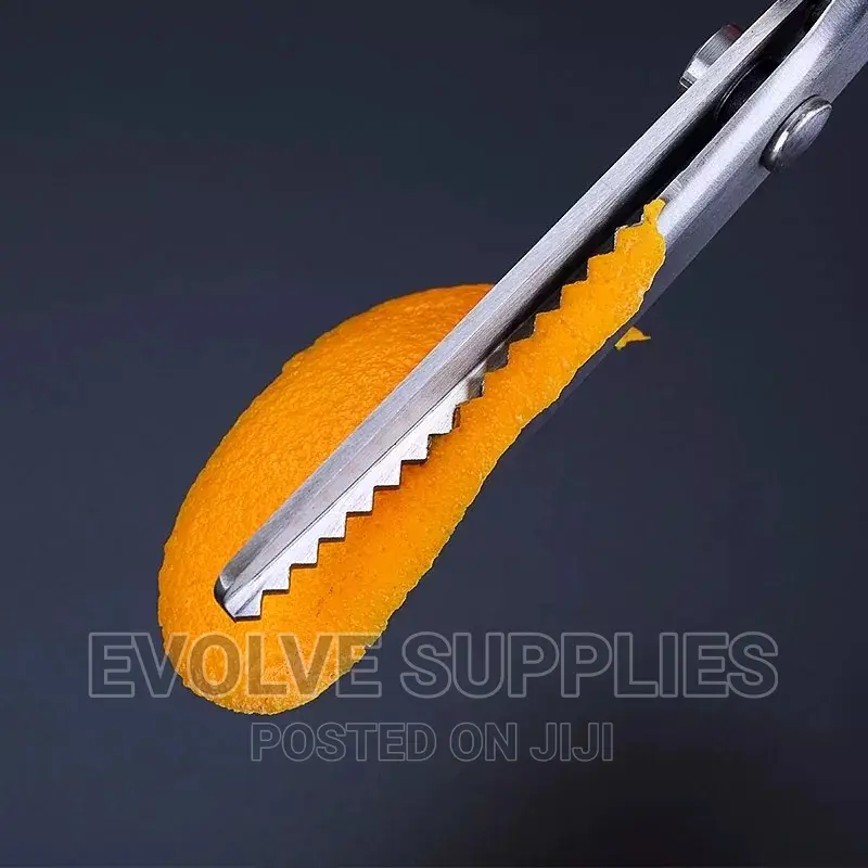 Sawtooth Scissors for Cocktail Garnish