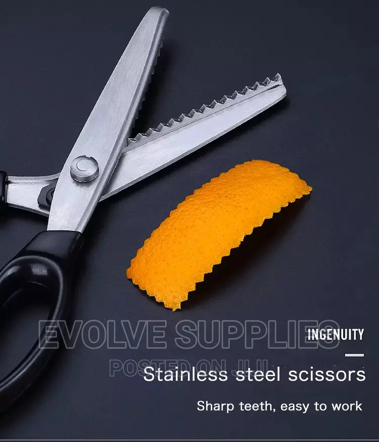 Sawtooth Scissors for Cocktail Garnish