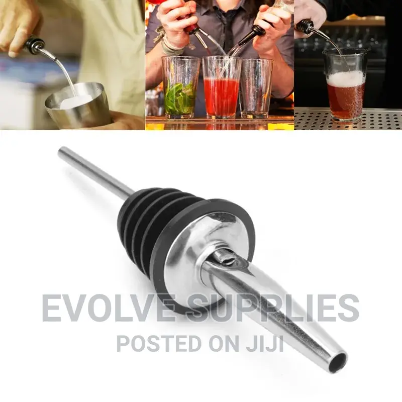 Silver Liquor Pourers