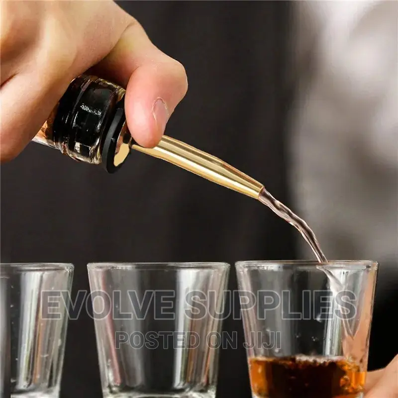 Silver Liquor Pourers