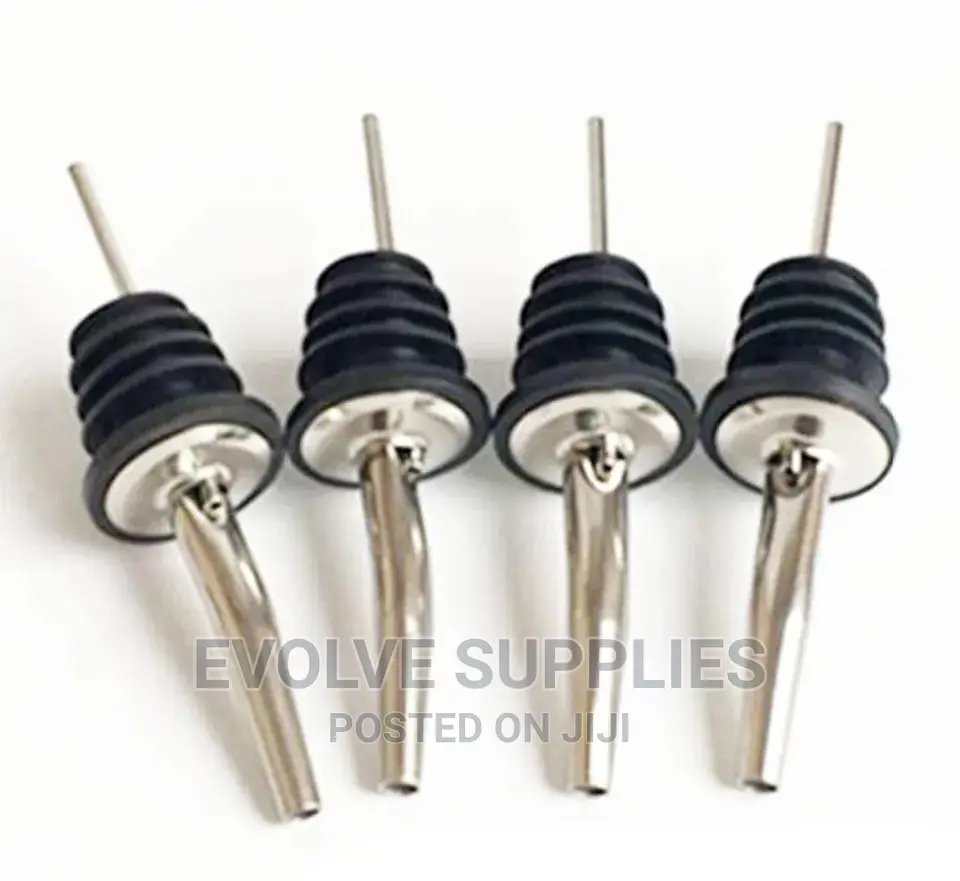 Silver Liquor Pourers