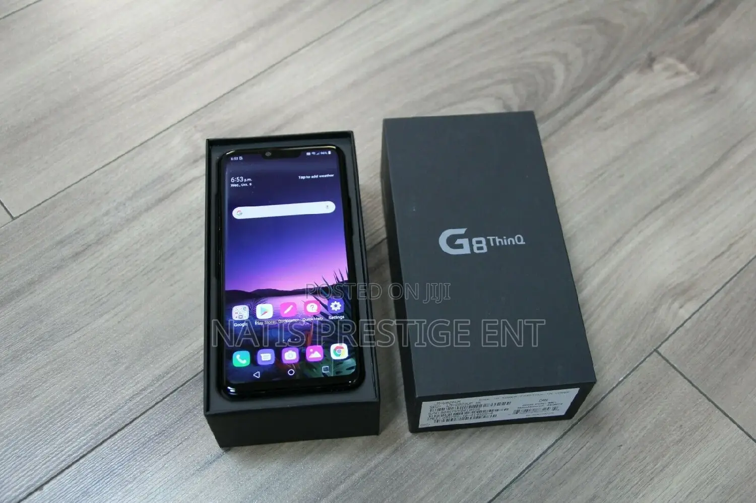New LG G8 Thinq 128 GB Black
