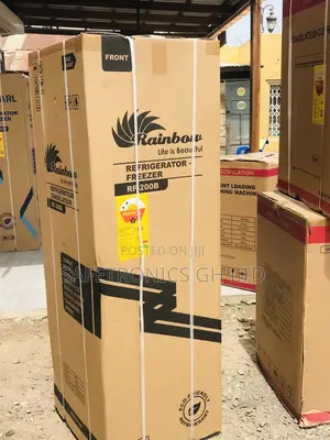 Purchase Rainbow RF-200B Black Bottomfreezer Fridge 
