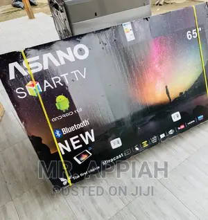 Durable Asano 65inch Smart Uhd Bluetooth Tv(Black) 