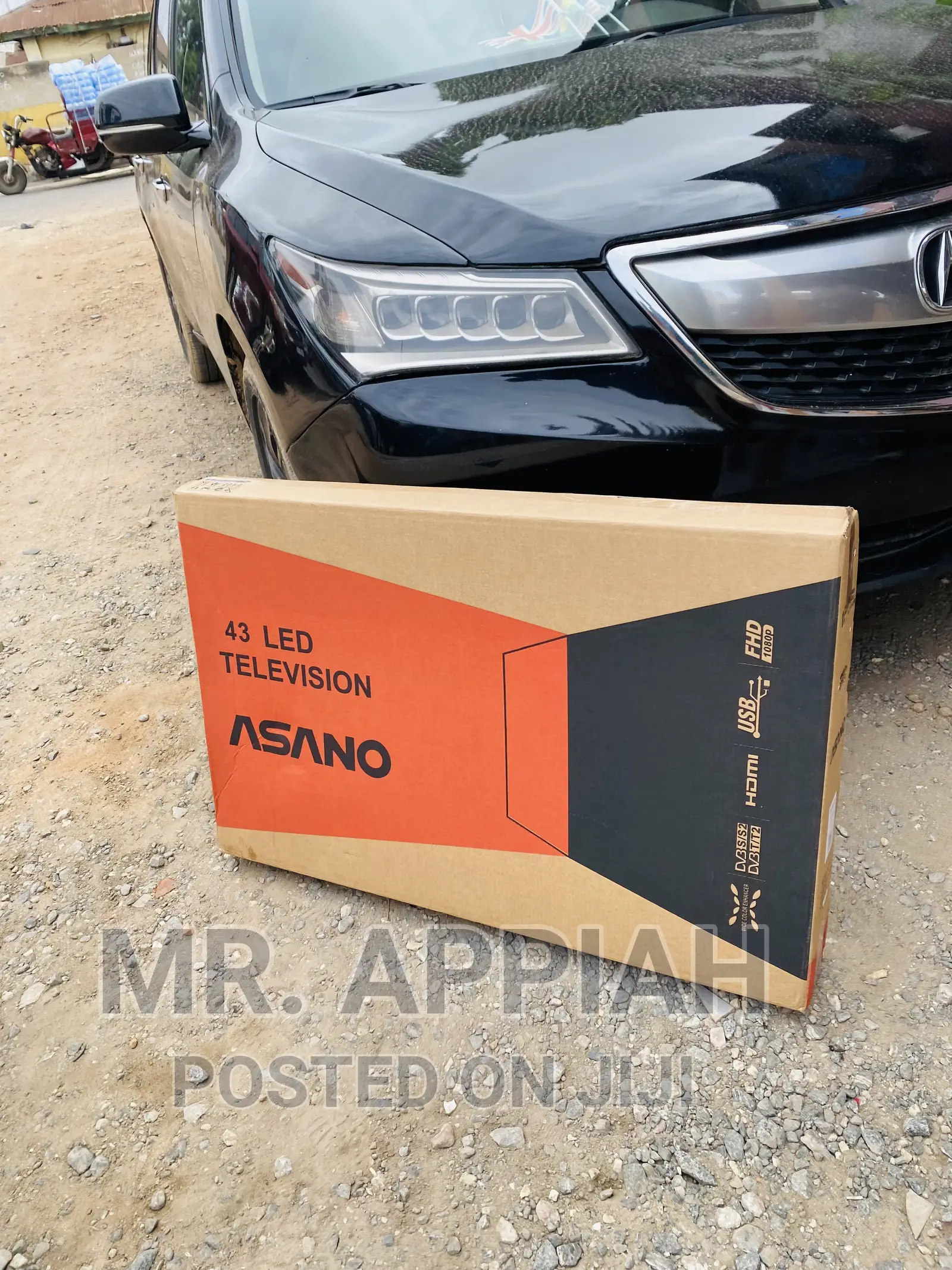 New Asano 43 Inch Digital Satelite Tv(Black))