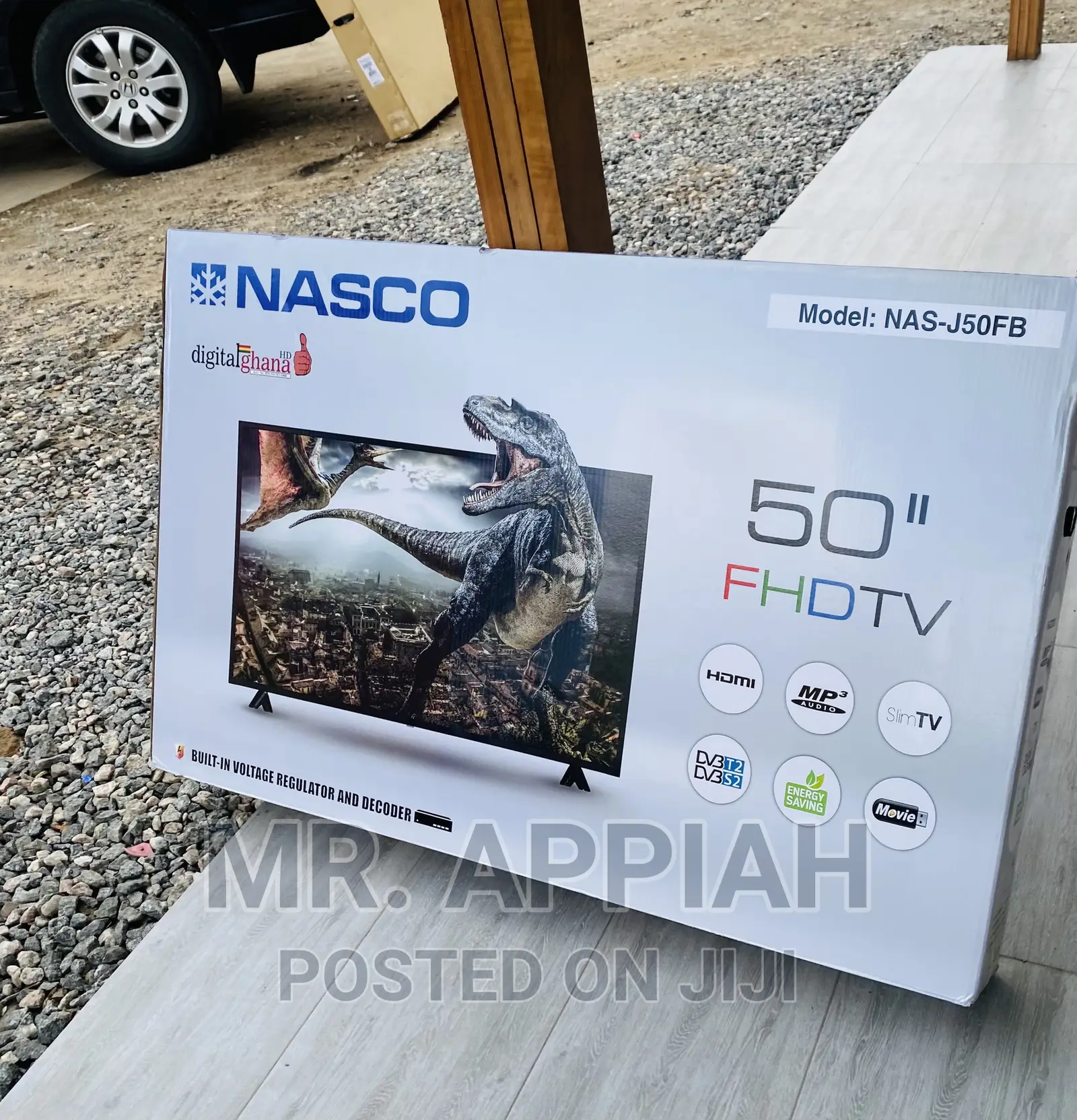 High Efficient Nasco 50 Inch Full HD LED Tv(Black) 
