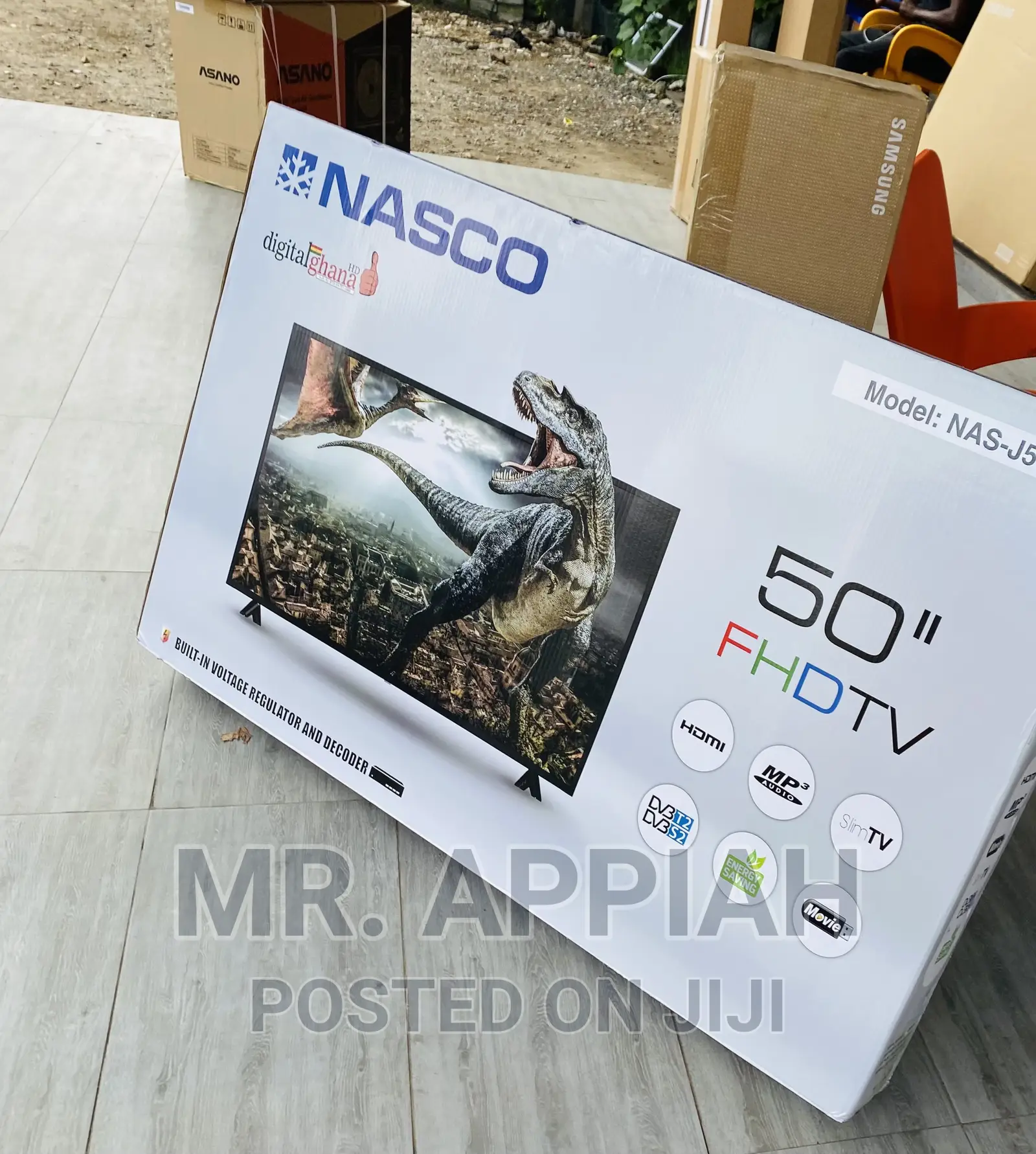 Unique Nasco 50 Inch Full HD LED Tv(Black) 